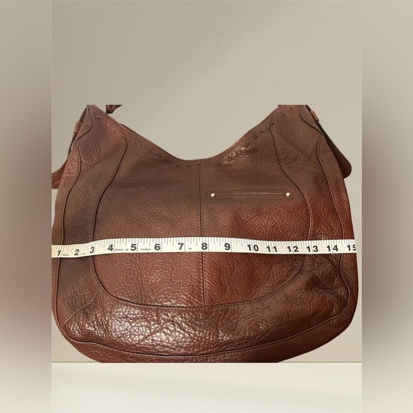 "Authentic B MAKOWSKY VACHETTA LISBON TAN HOBO/SHOULDER BAG STYLE #BM6210- - Picture 10 of 17